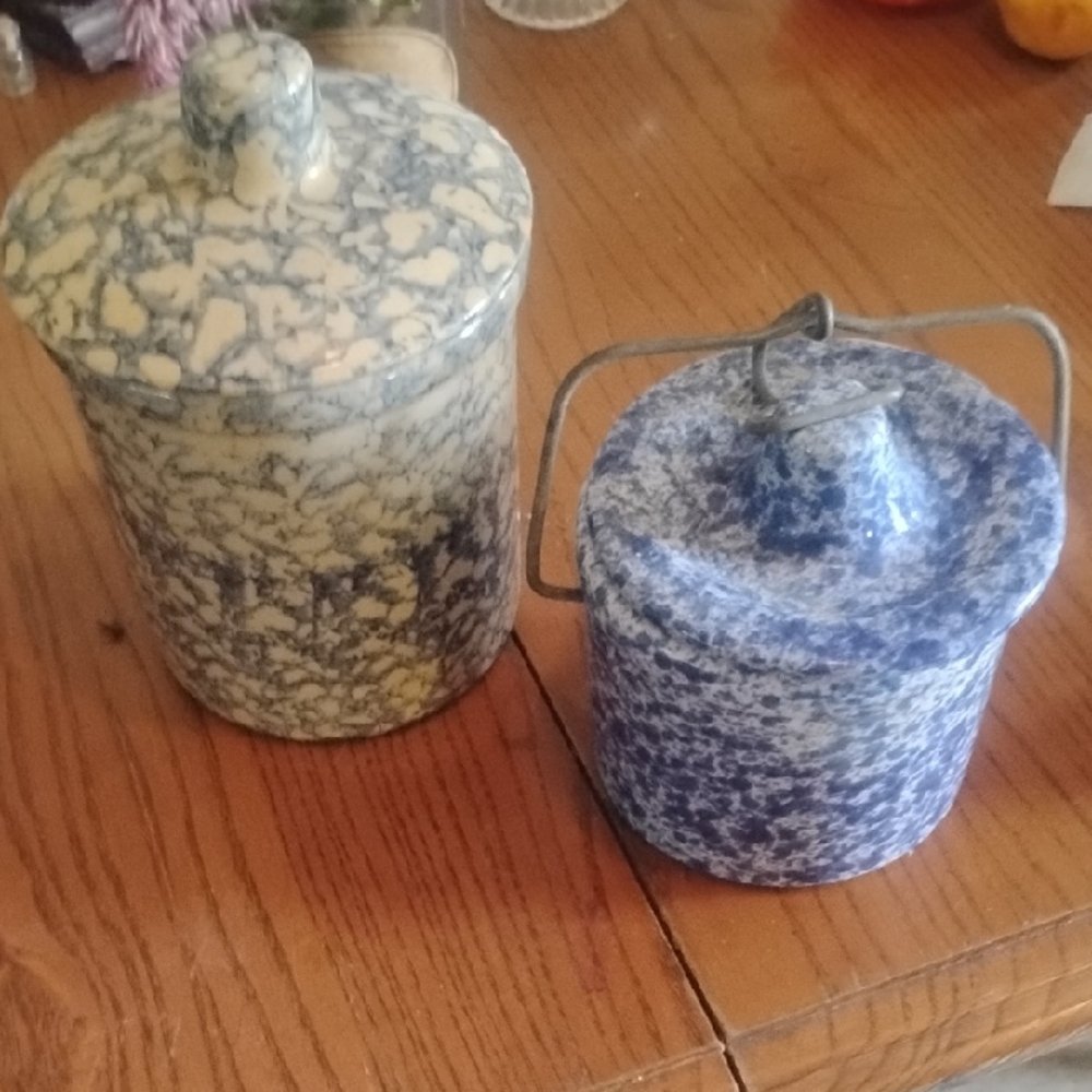Speckled Ceramic Canister Set